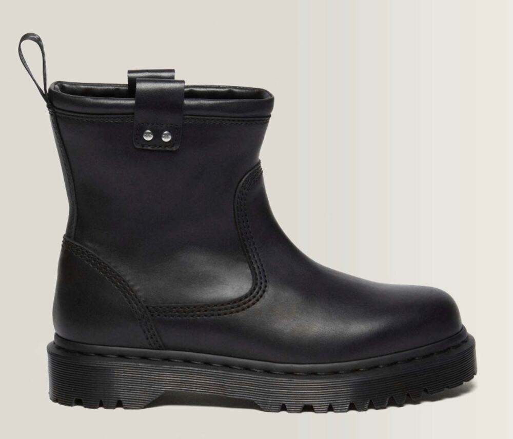 Dr. Martens Anistone Lo Leather biker Boots 36  US5